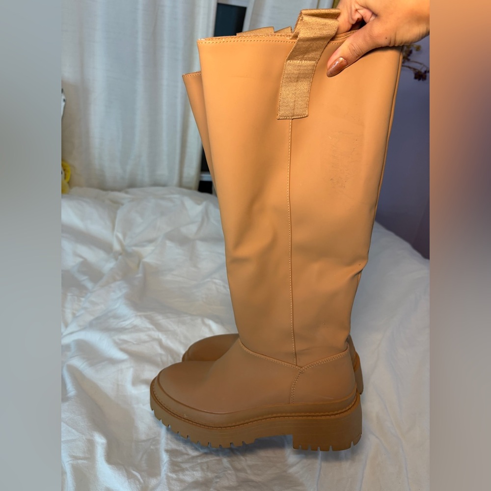 ASOS Tan Knee-High Boots